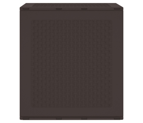 Caja de Almacenamiento Marrón 55x53x57 cm PP