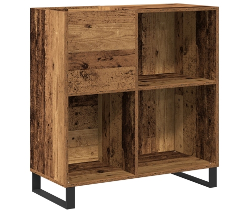 Armario de registros  Roble Artesanal 84,5x38x89 cm Madera elaborada