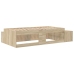 Cama de Almacenamiento roble Sonoma madera elaborada 90 x 190 cm