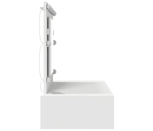 Mesa de Tocador Colgante  con Luces LED Blanca