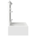 Mesa de Tocador Colgante  con Luces LED Blanca
