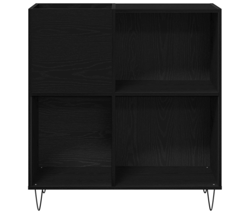 Armario para Registros en Roble Negro 84.5x38x90 cm