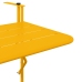 Mesa Colgante Plegable Amarilla de Acero  60x40 cm