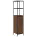 Conjunto de Muebles de Baño de 5 Piezas de  en Madera de Roble Marrón