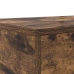 Mesa de Noche  Roble Ahumado Madera Durable 160 x 36.5 x 16.5 cm