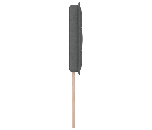 Cabecero  Diseño de Líneas Gris Oscuro 90 cm Tela