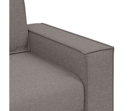 Sofá de 3 plazas  Taupe 180 cm Tela