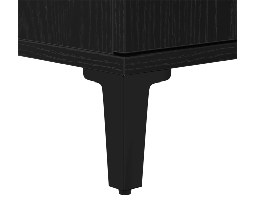 Conjunto de Muebles de Baño  Set de 3 Roble Negro Madera Diseñada