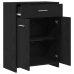 Armario de baño  Negro Roble 60x33x80 cm Madera
