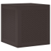 Caja de Almacenamiento Marrón 55x53x57 cm PP