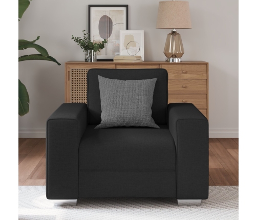 Sillón  Negro 59 cm Tela