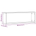 Estanterías de pared  4 pcs Madera antigua 80x15x26 cm Madera trabajada