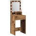 Mesa de Tocador  con Luces LED - Madera Vieja, 50x41x135 cm