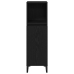 Conjunto de Muebles de Baño  Set de 3 Roble Negro Madera Diseñada