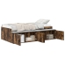 Estructura de Cama  Roble Ahumado 90x200 cm