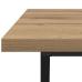 Mesa de café  Artisan de roble 100x50x40 cm, de madera de ingeniería y metal