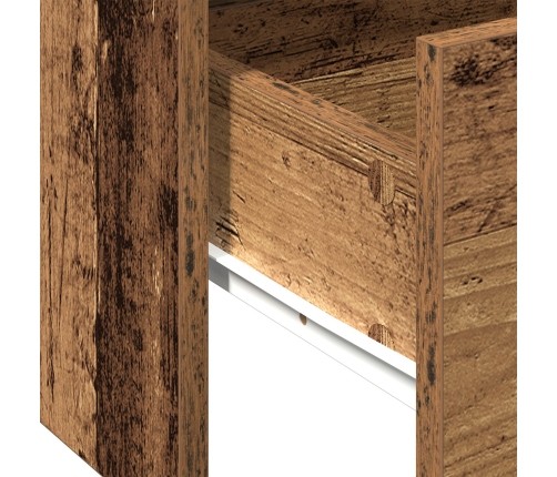 Mesa de café de madera vieja 102x55x43,5 cm de madera de ingeniería