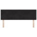 Cabecero Button Tufted Negro 160 cm de Terciopelo