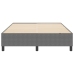 Cama Box Spring  Gris Claro 140x200 cm Tela de Corduroy