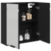 Gabinete Espejo de Baño  - Roble Negro, 64x20x66.5 cm, Hecho de Madera Elaborada