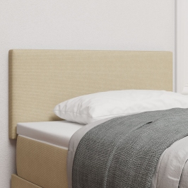 Cabezal  Diseño Sencillo Verde Claro Gris 90 cm Tela de Pana