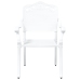 Silla de Exterior  Blanca Metal 62 x 64 x 93 cm Duradera