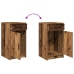 Conjunto de Tocador de 2 Piezas con LED Madera Vieja Madera Ingenierizada
