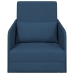 Sofá Cama de Suelo  2 en 1 Azul 65x80x83 cm Tela
