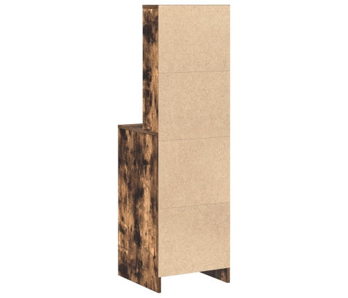 Highboard  de Roble Ahumado 40x41x135 cm de Madera Elaborada