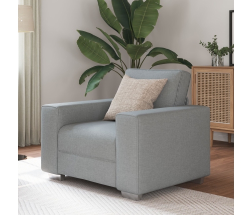 Sillón  Gris Claro 59 cm Tela