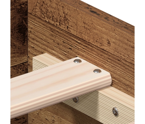 Estructura de Cama Madera Vieja 90x200 cm Madera Fabricada