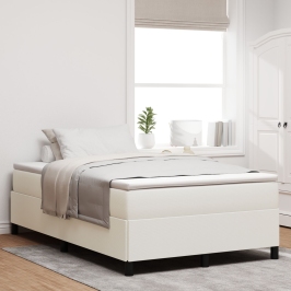 Cabezal de cama  Crema 120x190 cm de tela de pana