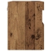 Mueble de TV de pared con luces LED Madera vieja 60x30x40 cm