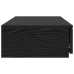 Cajones de cama  en negro, 75 x 36,5 x 16,5 cm, de madera contrachapada