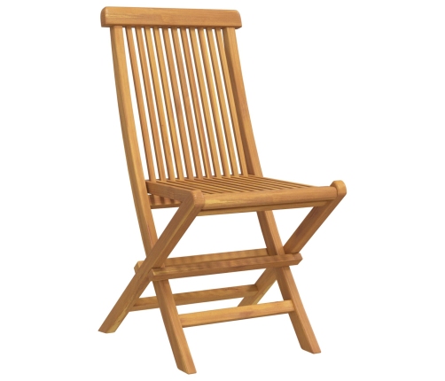 Conjunto de 7 Piezas de Comedor de Jardín de Madera Sólida de Teca