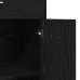 Armario de baño  Negro Roble 60x33x80 cm Madera