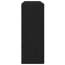 Gabinete Montado en la Pared Set de 2 Roble Negro Madera, Vidrio
