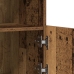 Aparador  con Luces LED Madera Vieja 81x37x67 cm
