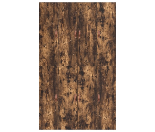 Estructura de Cama de Almacenamiento  Roble Ahumado 120x190 cm