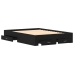 Cama con Cajones  Negro Roble 135x190 cm Madera Engineered