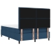 Cama con Muelles  y Colchón Azul 140x190 cm Tela