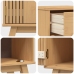 Armario de baño  35x30x90 cm de madera maciza de pino