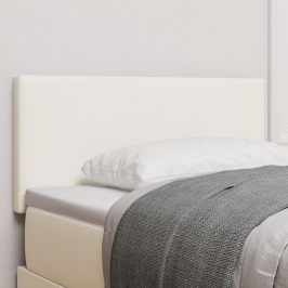 Cabecero de  Diseño Sencillo Crema 100 cm Tela de Terciopelo