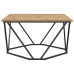 Mesa de Café  Roble Artesanal 80x80x45 cm Madera Ingenierizada