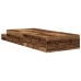 Estructura de Cama con Almacenamiento  Madera Vieja Madera Compuesa