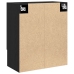 Armario de pared  Negro Roble 60x30x70 cm de madera
