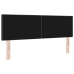Cabecero de  diseño simple gris oscuro 160 cm tela de terciopelo