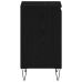 Gabinete de lavabo para baño  Negro Roble 58x33x60 cm Madera elaborada
