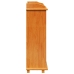 Expositor de Vino 90x60x30 cm Madera Maciza de Pino