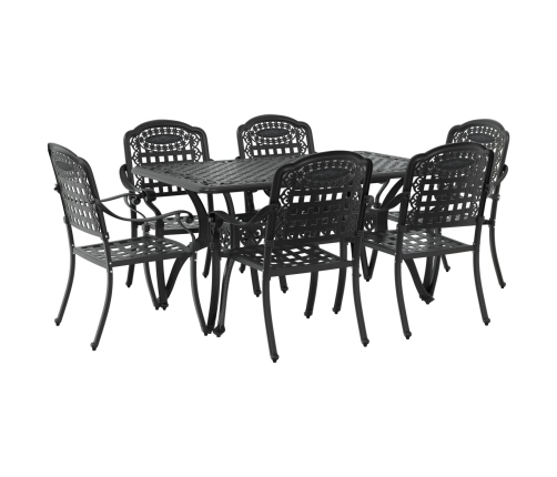 Set de 4 Negro Aluminio Fundido Mediana